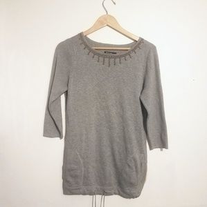 Think Tank 3/4 sleeve sweater